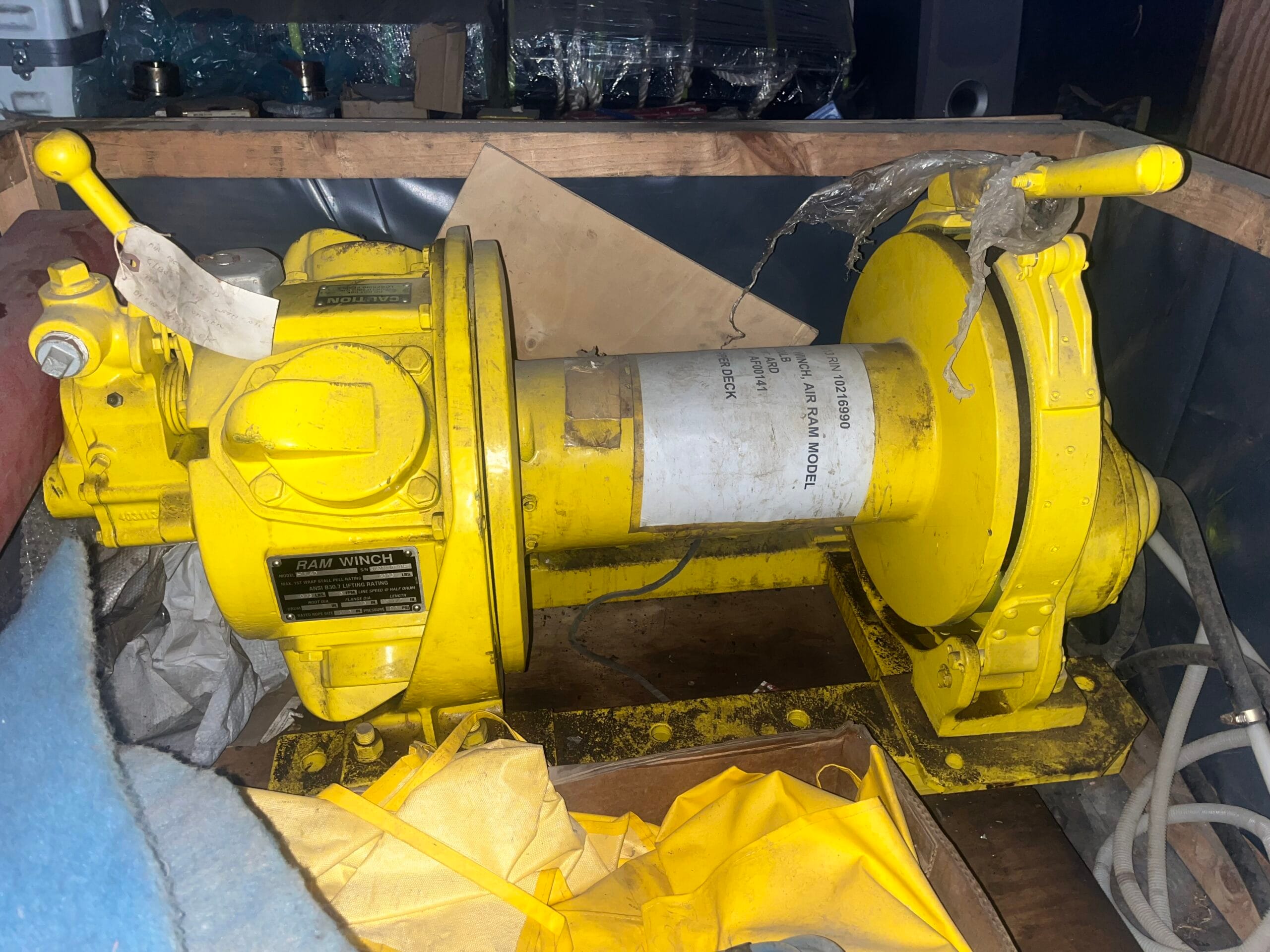 Pneumatic Air Winch for Hazardous Areas