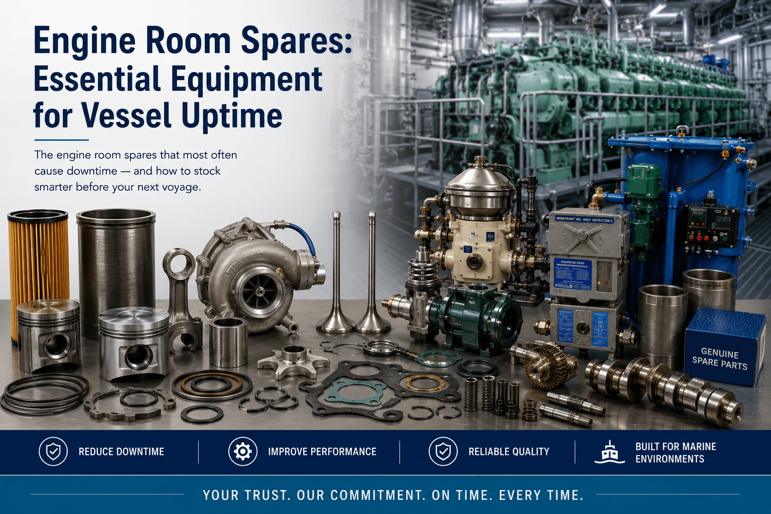 Engine room spare parts