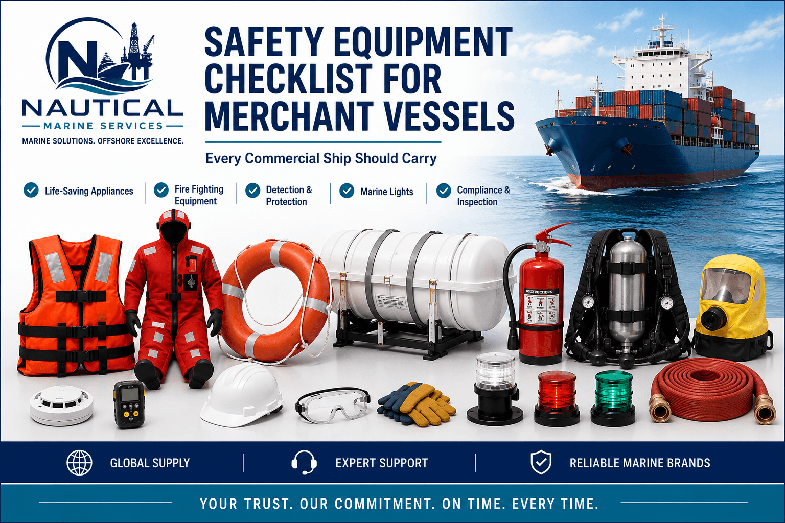 safety equipment on vessel